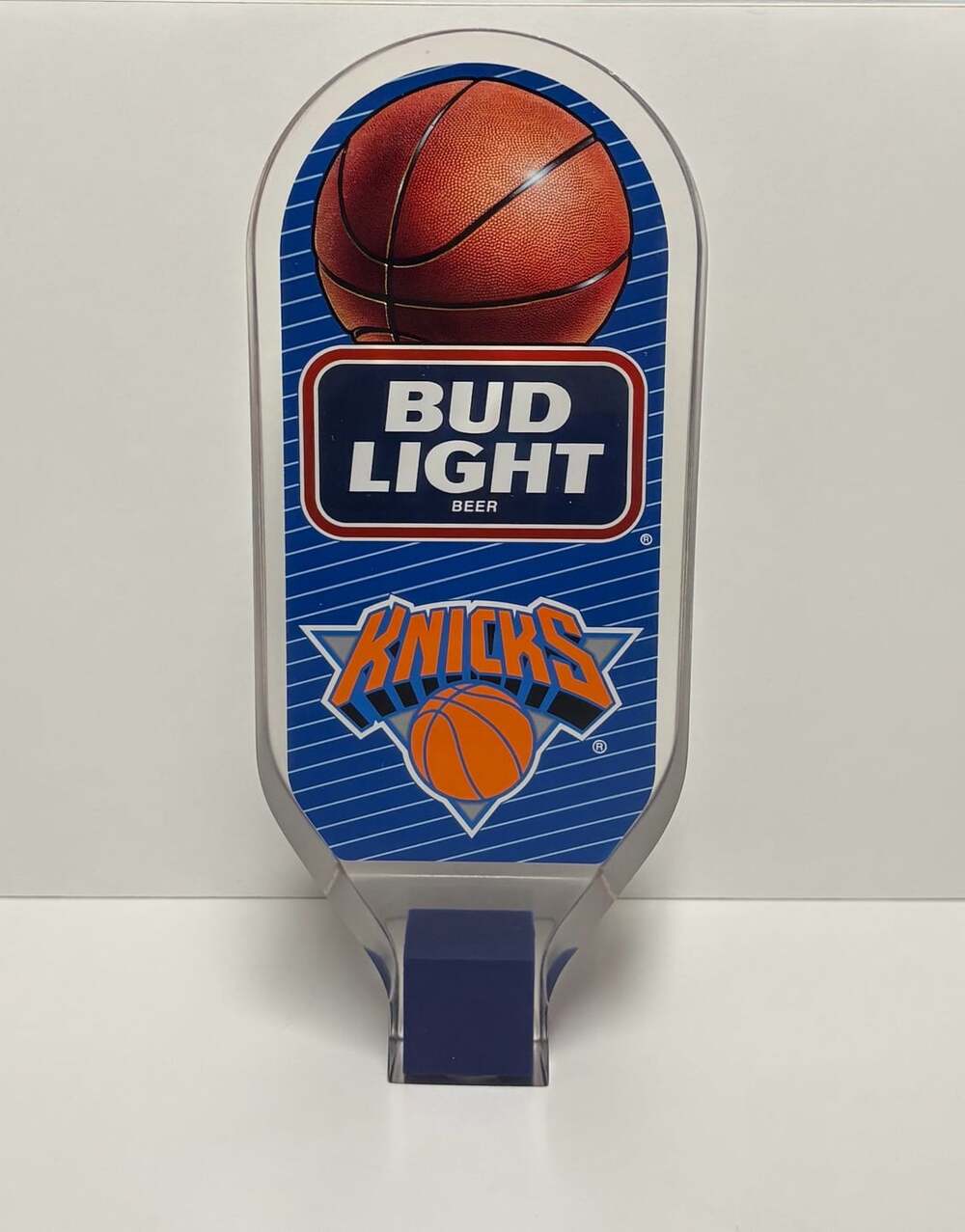 Bud Light Beer NBA New York Knicks Acrylic Beer Tap Handle